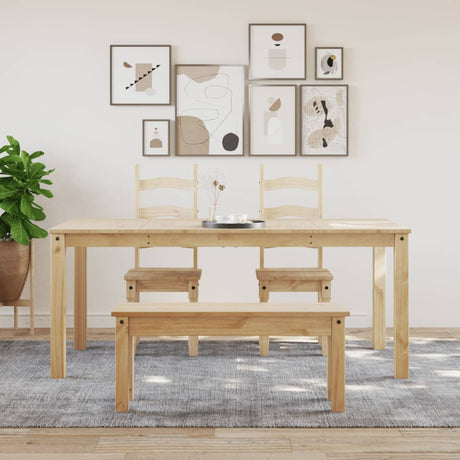 Vidaxl eettafel panama 180x90x75 cm massief grenenhout