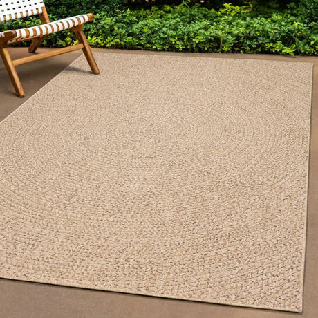 Vidaxl vloerkleed zizur binnen en buiten 80x200 cm jute look