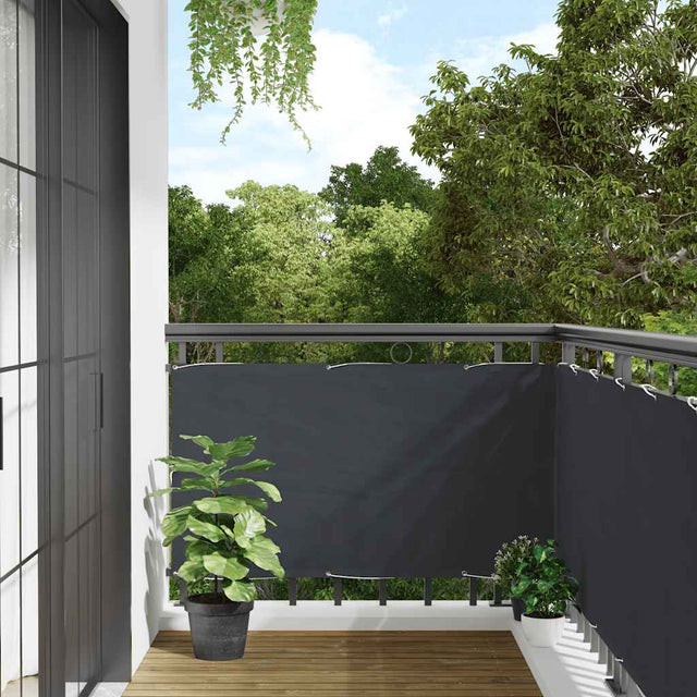 Parawan balkonowy Vidaxx 300x75 cm PCV antracyt