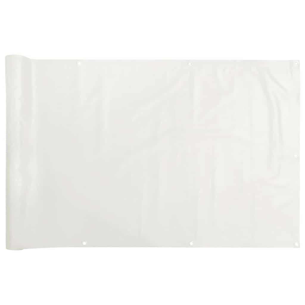 Parawan balkonowy Vidaxx 300x75 cm PCV biały