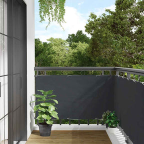 Parawan balkonowy Vidaxx 800x90 cm PCV antracyt