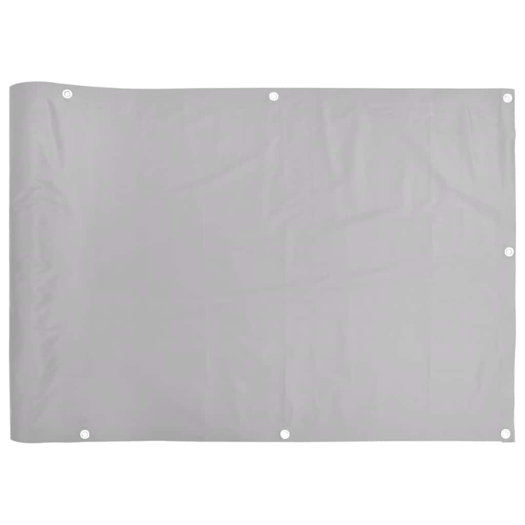 Parawan balkonowy Vidaxx 300x90 cm PCV szary