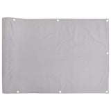 Parawan balkonowy Vidaxx 1000x90 cm PCV szary