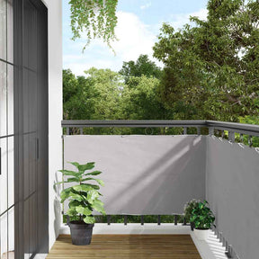 Parawan balkonowy Vidaxx 1000x90 cm PCV szary