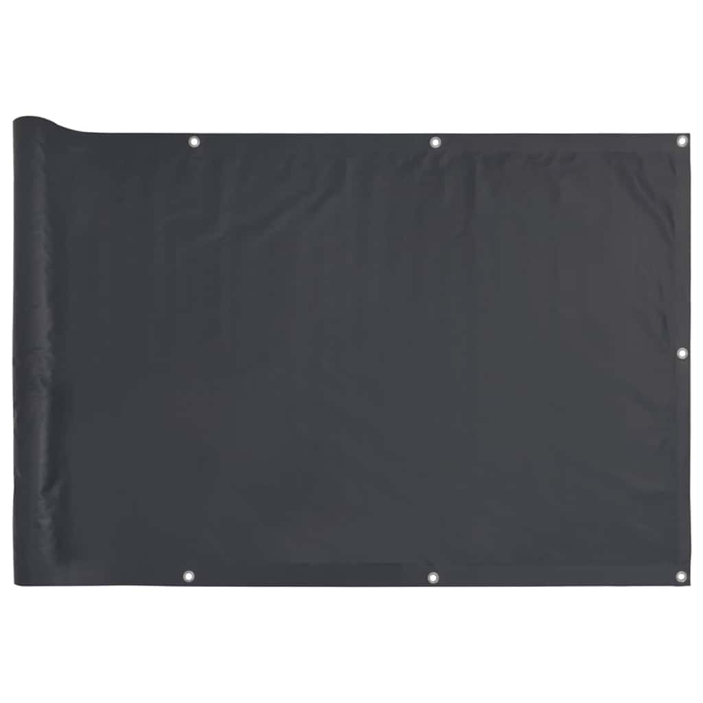 Parawan balkonowy Vidaxx 700x120 cm PCV antracyt