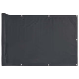 Parawan balkonowy Vidaxx 700x120 cm PCV antracyt