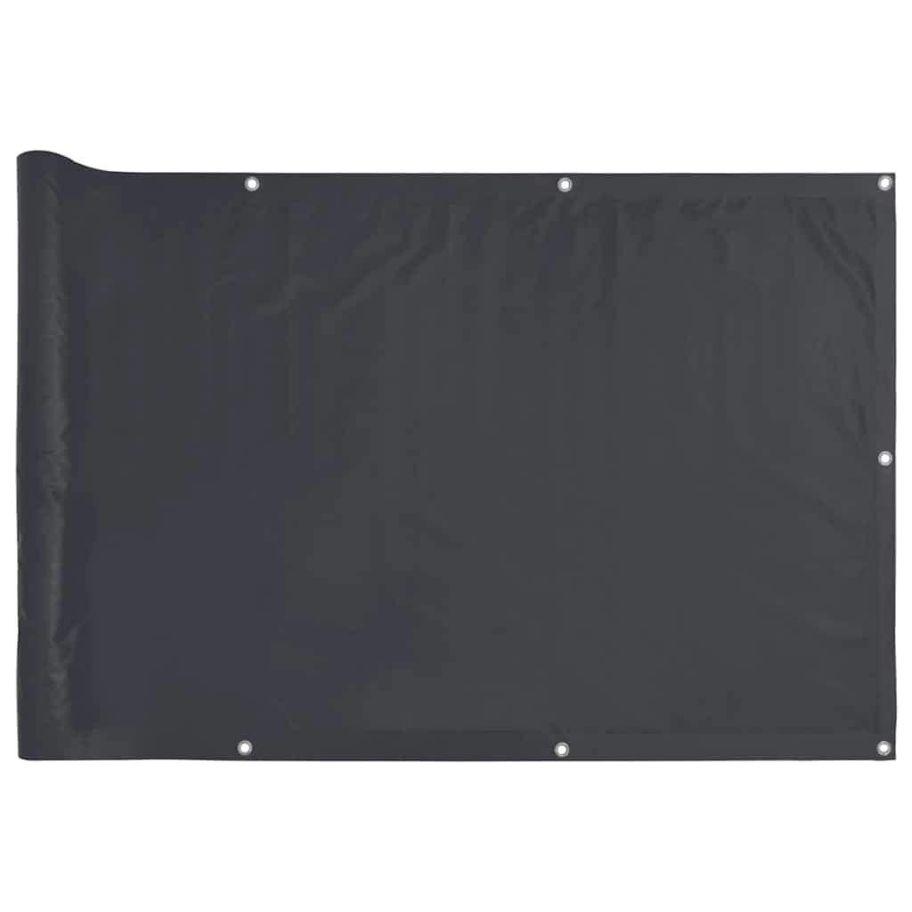 Parawan balkonowy Vidaxx 800x120 cm PCV antracyt