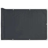 Parawan balkonowy Vidaxx 800x120 cm PCV antracyt