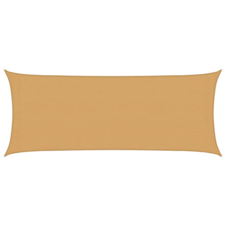 Żagiel przeciwsłoneczny Vidaxl 160 g m² prostokątny 2x4,5 m HDPE w kolorze piaskowym