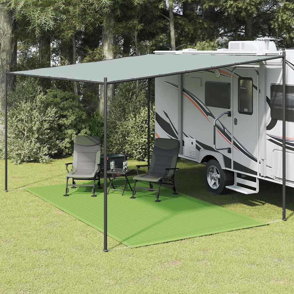 Dywan namiotowy VidaXL 250x350 cm HDPE jasnozielony