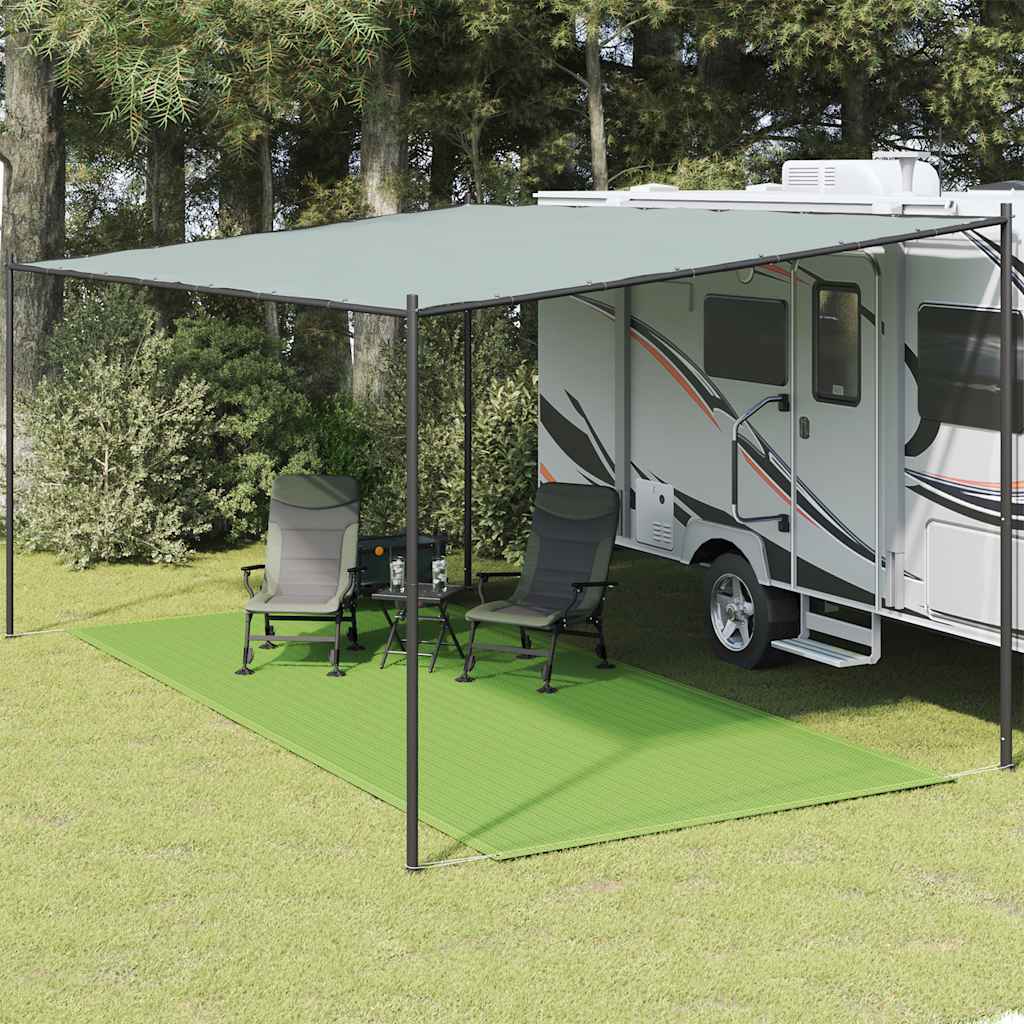 Dywan namiotowy VidaXL 250x500 cm HDPE jasnozielony