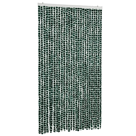Zasłona przeciw owadom Vidaxx 118x220 cm szenilowa zielono-biała