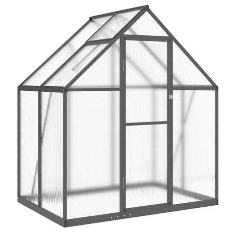 Szklarnia ogrodowa Vidaxx z ramą podstawową 169x114x195 cm aluminium w kolorze antracytowym