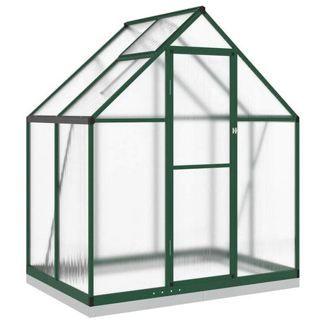 Szklarnia ogrodowa Vidaxx z ramą podstawową 169x114x202 cm aluminiowa w kolorze zielonym