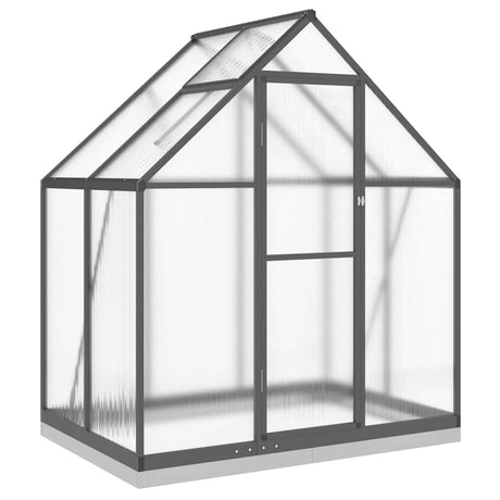 Szklarnia ogrodowa Vidaxx z ramą podstawową 169x114x202 cm aluminium w kolorze antracytowym