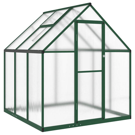Szklarnia ogrodowa Vidaxx z ramą podstawową 169x169x195 cm aluminiowa w kolorze zielonym