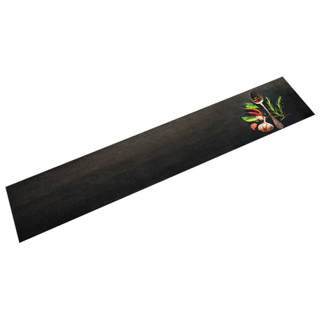 Mata kuchenna Vidaxx zmywalna w ziołowy nadruk 60x300 cm aksamitna
