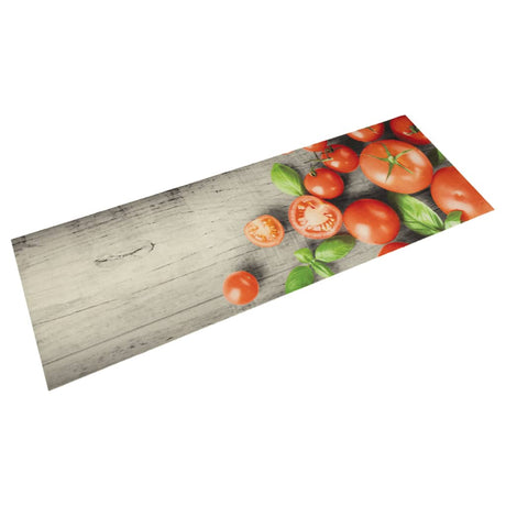 Mata kuchenna Vidaxx zmywalna z nadrukiem pomidorów 45x150 cm aksamitna
