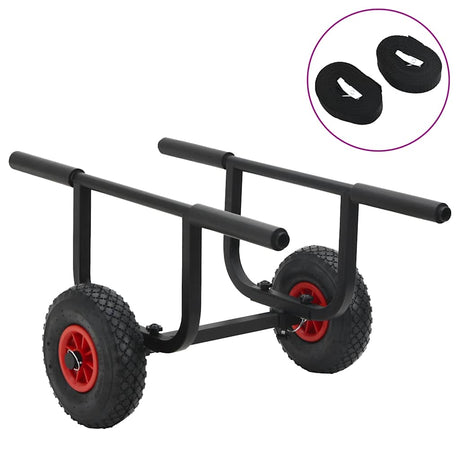 Wózek kajakowy VidaXL 90 kg aluminiowy