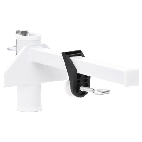 Zacisk parasolowy Vidaxx na balkon 38 mm stalowo-biały