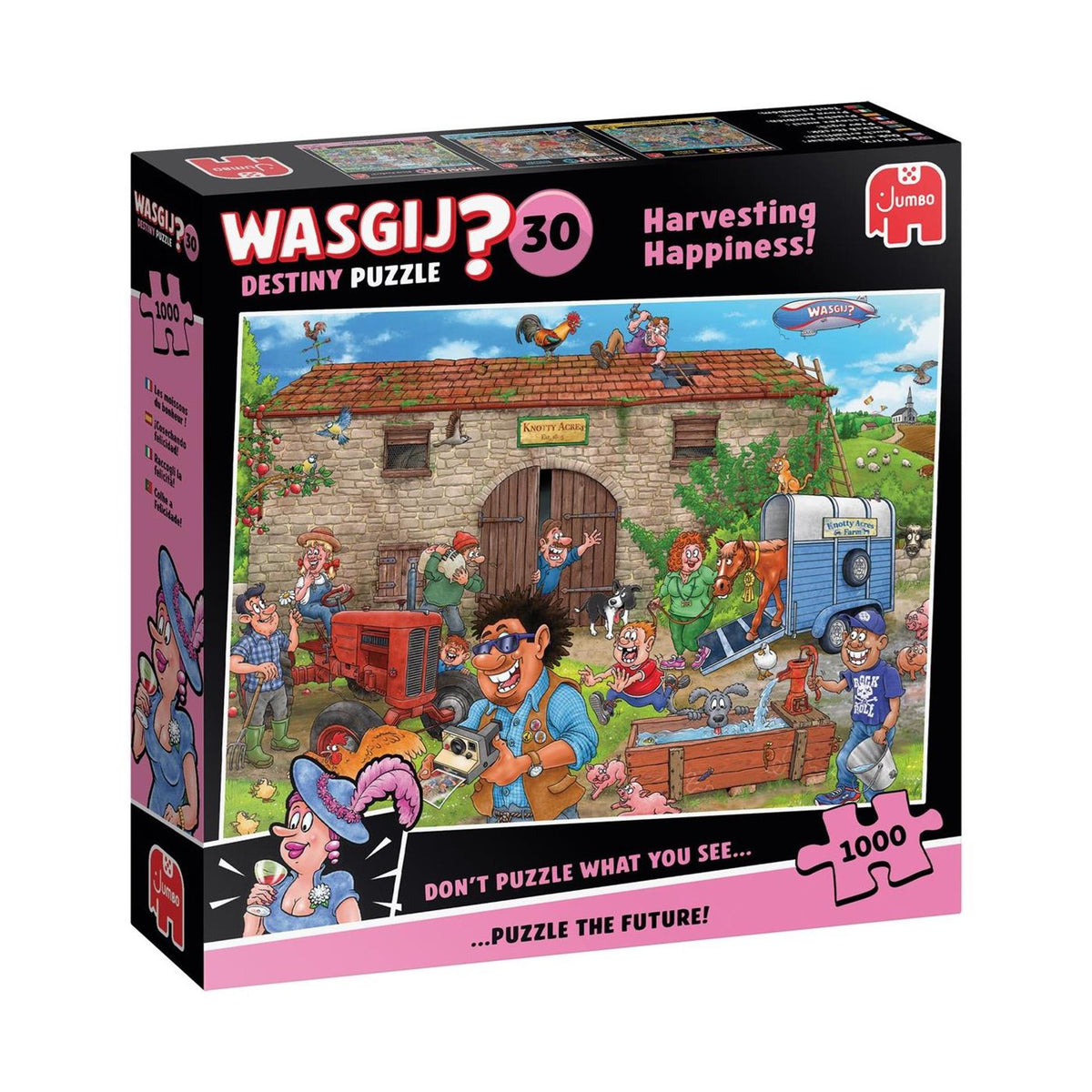 Jumbo wasgij przeznaczenie 30 - szczęśliwych zbiorów! - Puzzle 1000 elementów - układanka dla dorosłych - puzzle od 12 lat