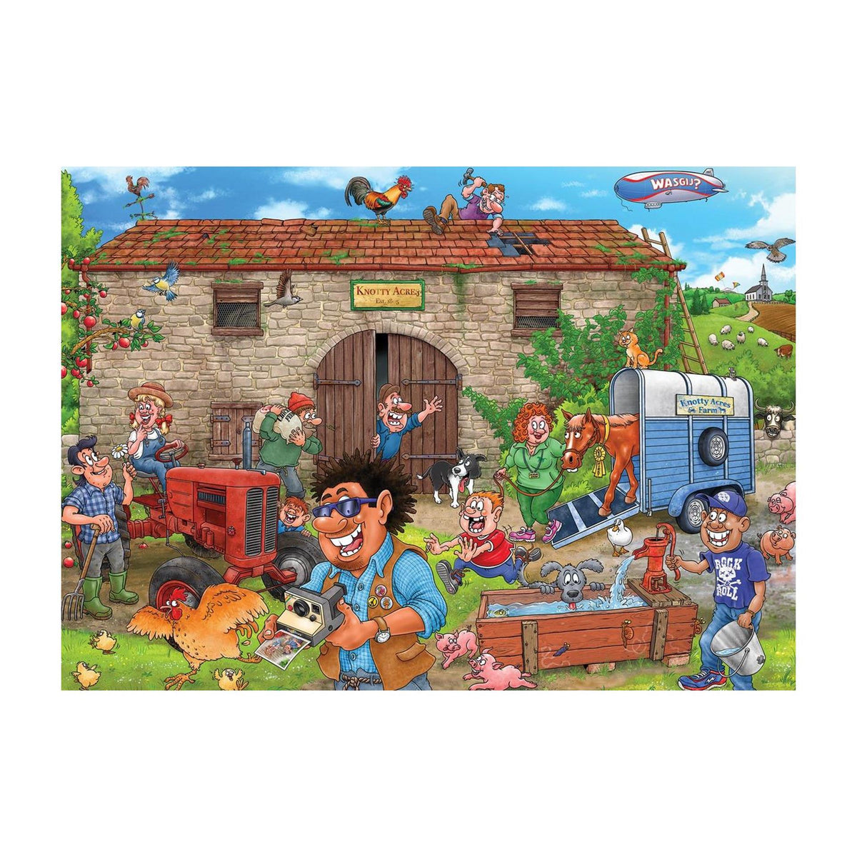 Jumbo wasgij przeznaczenie 30 - szczęśliwych zbiorów! - Puzzle 1000 elementów - układanka dla dorosłych - puzzle od 12 lat