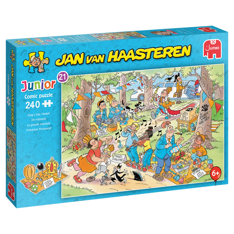 Puzzle Jumbo Jan van Haasteren junior 21 wolny rynek 240 elementów