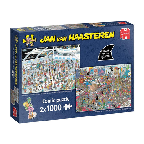 Puzzle Jana van Haasterena - daj nam przestrzeń jak w filmie - 2x1000szt.