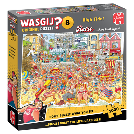 Puzzle Jumbo wasgij retro oryginalne 8 - powódź!, 1000 elementów.
