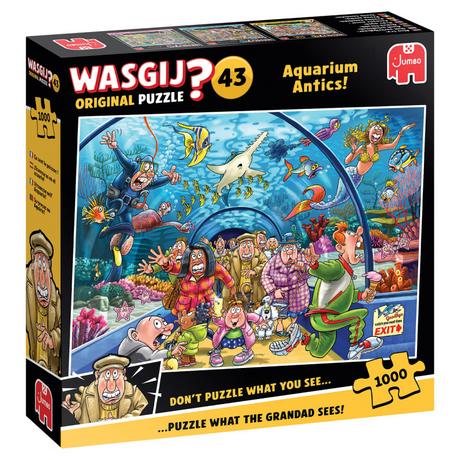 Puzzle Jumbo wasgij orignal 43 - nie w haczyku, 1000 elementów.