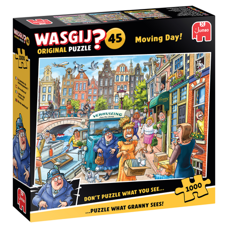 Wasgij oryginał 45 - dzień przeprowadzki! - Puzzle składające się z 1000 elementów