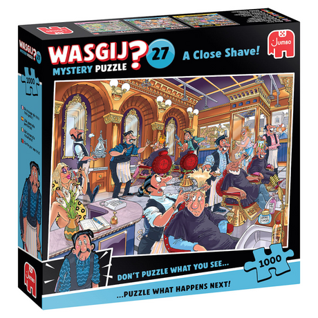 Puzzle Wasgij tajemnica 27 - ogień na patelni!, 1000 elementów.