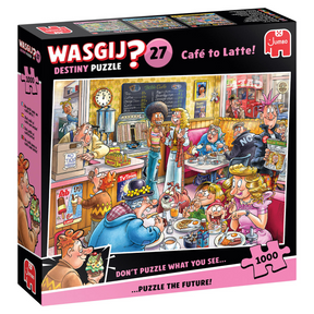 Puzzle Jumbo Wasgij Destiny 27 - kawiarnia!, 1000 elementów.