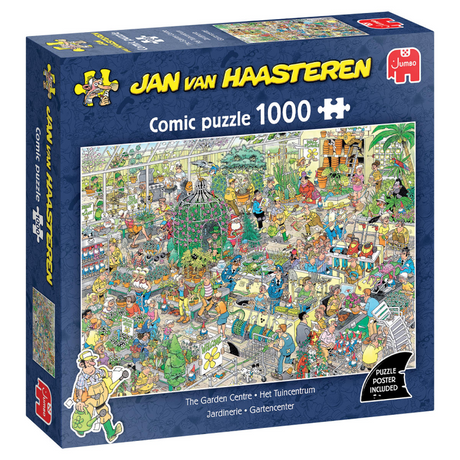 Puzzle Jumbo Jan van Haasteren centrum ogrodnicze 1000 elementów
