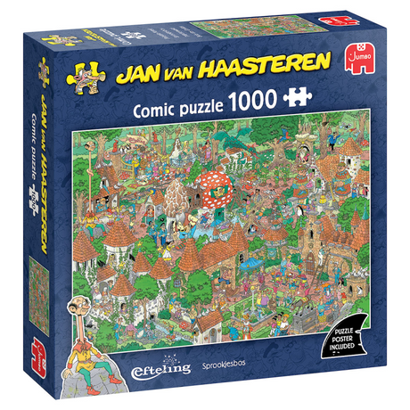 Puzzle Jumbo Jan van Haasteren - Bajkowy las Efteling, 1000 elementów.