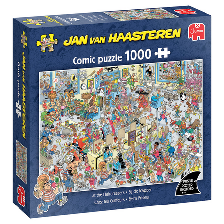 Jumbo Jan van Haasteren - puzzle u fryzjera 1000 elementów