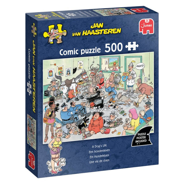 Jumbo puzzel 500 st. jvh - een hondenleven!
