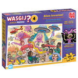 Jumbo wasgij junior 4 legpuzzel - alien invasie! - 240st.