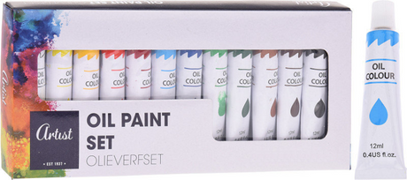 Farba olejna, 10x12ml