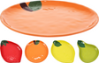 Bord melamine fruit 230x230mm assorti