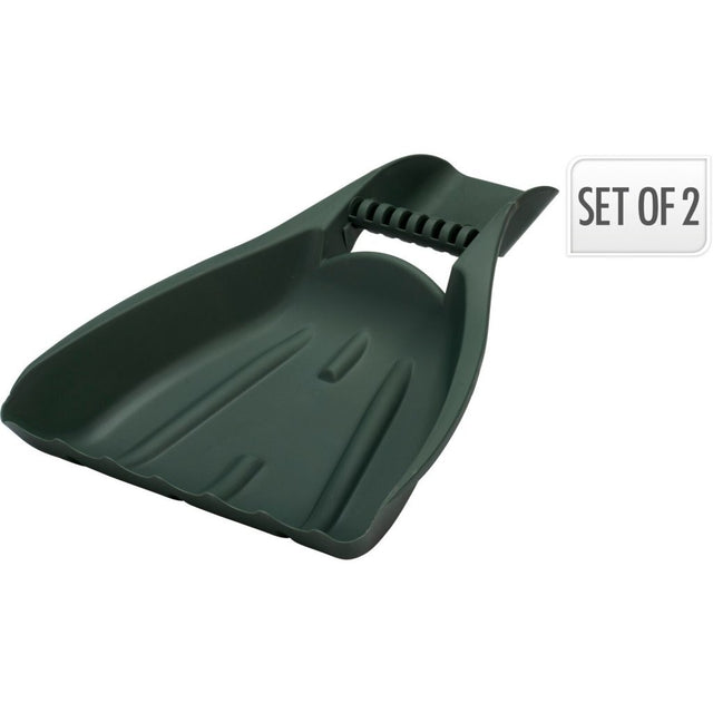 Overige merken bladschep 48x34.5x9.5 cm 2 stuks groen