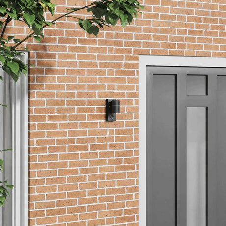 Kinkiet zewnętrzny Vidaxx czarny 6,5 x 10,5 x 16 cm stal nierdzewna i szkło