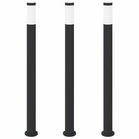 Oświetlenie słupkowe Vidaxx 3 sztuki 110 cm ze stali nierdzewnej IP44