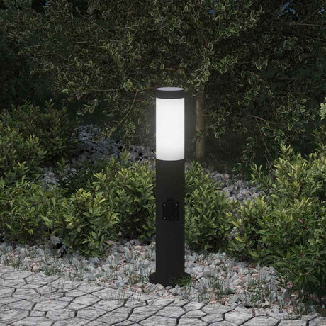 Lampa słupkowa Vidaxl z gniazdem 50 cm ze stali nierdzewnej IP44
