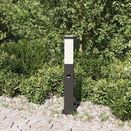 Oświetlenie słupkowe VidaXL z czujnikiem 50 cm czarne IP44
