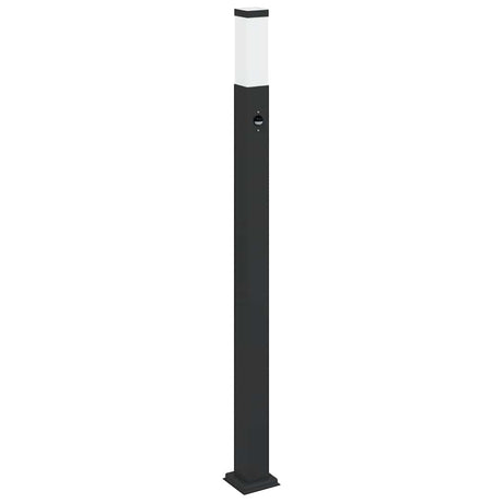 Oświetlenie słupkowe Vidaxx z czujnikiem 110 cm czarne IP44