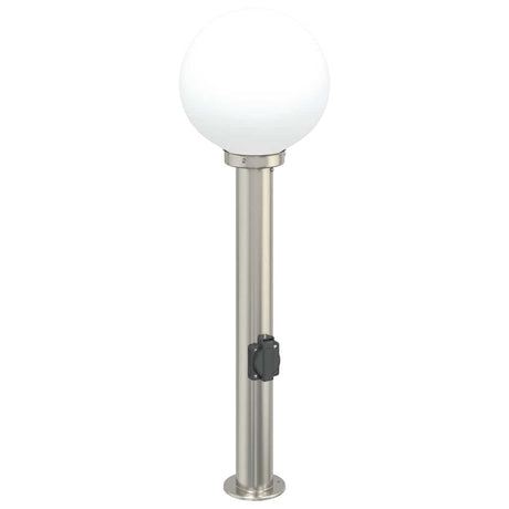 Lampa słupkowa Vidaxl z gniazdem 80 cm ze stali nierdzewnej IP44