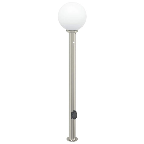 Lampa słupkowa Vidaxx z czujnikiem i gniazdem 120 cm ze stali nierdzewnej IP44