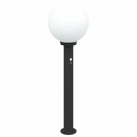 Oświetlenie słupkowe Vidaxx z czujnikiem 80 cm czarne IP44