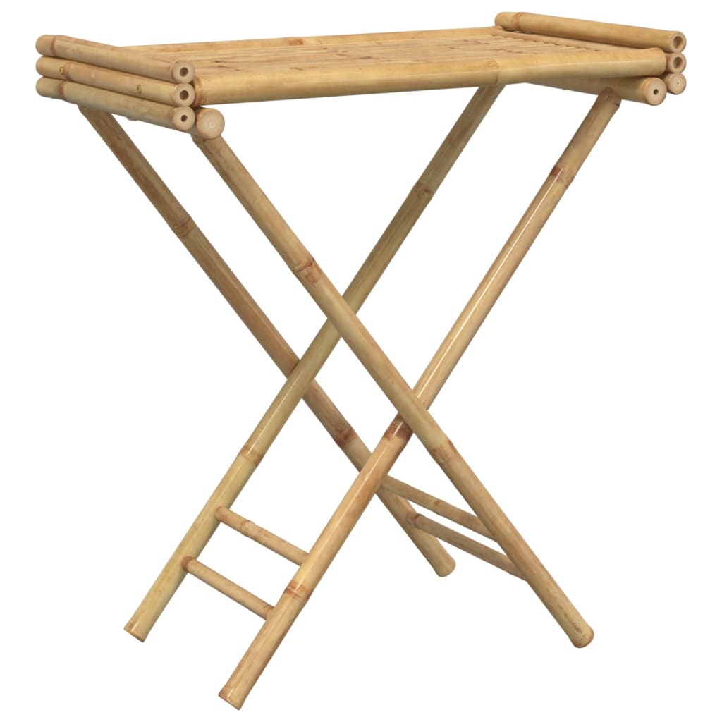 Vidaxl dienbladtafel inklapbaar 70,5x42,5x80 cm bamboe